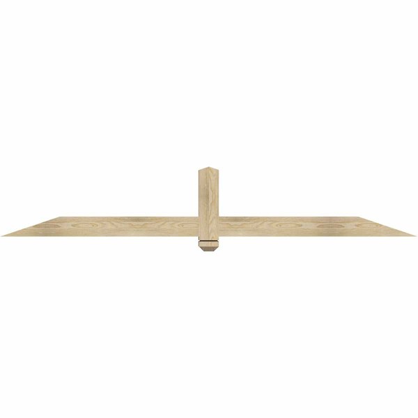 Ekena Millwork Eugene Rough Sawn Timber Gable Bracket, Douglas Fir, 84"W x 14"H x 4"D x 4"F, 4/12 Pitch GBW084X14X0404EUG00RDF - main